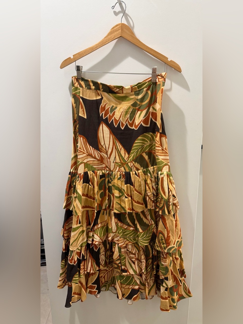 Zara Tropical Print Skirt - M